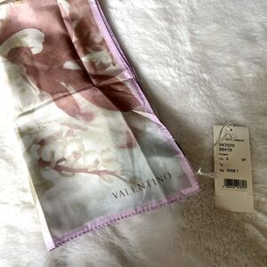 Valentino Silk Scarf 26” x 26”